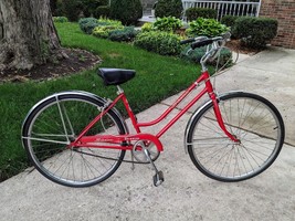 Schwinn 17&quot; Breeze Ladies Red 1974 3 Speed Bicycle Chicagoland Area Local Pickup - £116.28 GBP