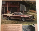 Ford Ranchero Vintage 1978 Print Ad Advertisement PA9 - $8.90