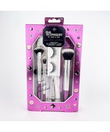 Real Techniques Tweezers Brush Set Eye Lashes Bag New 6pc Set Limited Ed... - $26.38 CAD