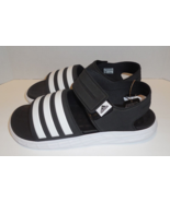 Adidas Duramo SL Black White Sandals Mens Size 12 Shoes FY8134 - £33.44 GBP