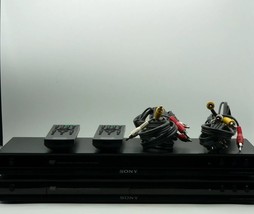 Lot of 2 Sony CD/DVD Players DVP-NS57P W/ Remote &amp; RCA Cables Good Condi... - $9.09