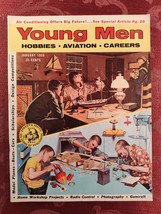 Rare YOUNG MEN magazine January 1956 Hobbies Aviation Careers Model Boats - £15.80 GBP