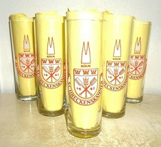 5 Schreckenskammer Kolsch Cologne Koln Colonia German Beer Glasses - £46.87 GBP