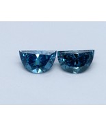 Blue Half Moon Pair Fancy 0.31 Cts VS1 Lab Grown CVD Diamond for Earring - €258,47 EUR
