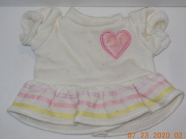 1980&#39;s Coleco Cabbage Patch Kids Dress Pink Heart Outfit CPK Xavier Roberts OAA - £19.59 GBP