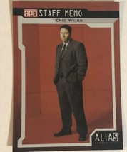 Alias Season 4 Trading Card Jennifer Garner #62 Greg Grunberg - £1.54 GBP