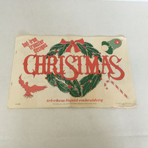 vintage tri chem liquid embroidery hot iron transfer designs Christmas h... - $368.97 MXN