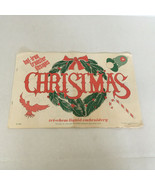 vintage tri chem liquid embroidery hot iron transfer designs Christmas h... - $19.75