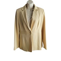 NEW Women&#39;s Axcess Liz Clairborne Beige Blazer Size 8 - $30.00