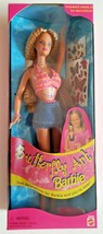 1998 BARBIE doll Summer Butterfly Art TATTOO bikini Mattel 20359 NIB BD12 - £21.13 GBP