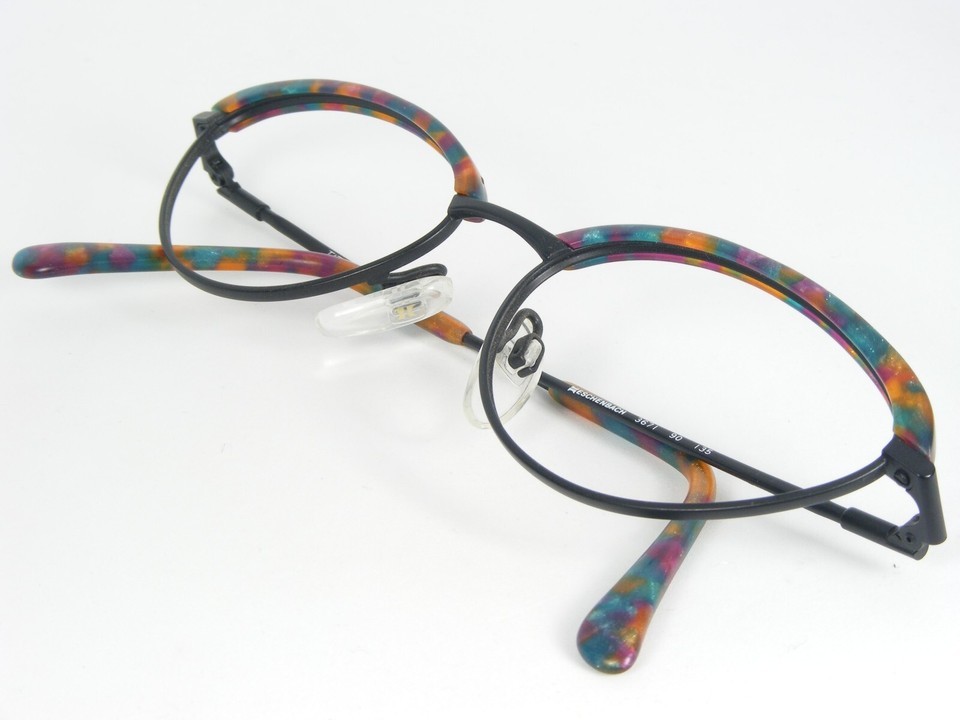 NOS TITANflex Eschenbach 3671 90 Black Colorful Eyeglasses 52-17-135mm (Note)... Item image 4