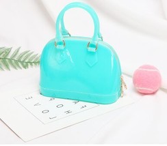 NY BEACH Women Bag Jelly Summer Beach Bag  Handbags   Purse Clear Messenger Tote - £64.07 GBP