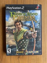 Robin Hood: Defender Of The Crown Video Game PS2 Sony PlayStation 2 With... - £7.86 GBP