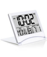 Betus Digital Travel Alarm Clock - Foldable LCD Clock Compact Desk Clock... - £6.89 GBP