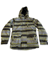 Ripzone Core 5000 mm Snowboarding Ski Jacket Coat Size Medium Black Gray - £62.09 GBP