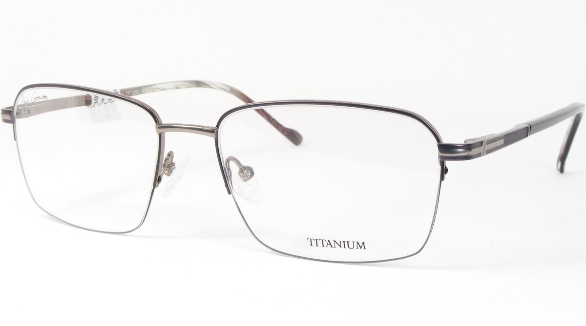 HENRI COOMBES Par Rohm 359 1903 Unique Rare Lunettes Titane Cadre 57-18-... - $86.23