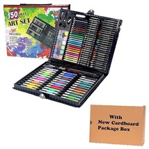 Crayon Color Set for Kids Drawing and Painting Set (150Pcs -Black) - £22.92 GBP+
