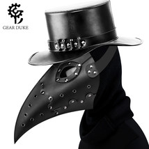 Halloween Steampunk Plague Long Beak Doctor Prom Party Mask Headgear - £22.25 GBP