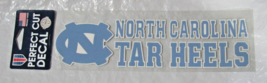 NCAA North Carolina Tar Heel Perfect Cut Decals Logo on 3&quot;x10&quot; by WinCraft - £8.11 GBP