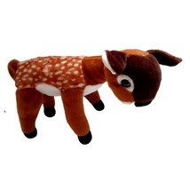 Fiesta Plush Fawn Brown Spotted Standing Baby Whitetail Deer Stuffed Animal 11&quot; - £9.52 GBP