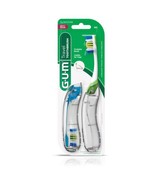 6 GUM Folding Travel Toothbrush, Compact Head + Tongue Cleaner, Soft Bri... - $32.71 CAD