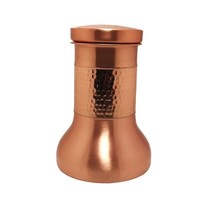 copper jar Jug with Lid Tumbler Drinkware - set of 2 - £51.79 GBP