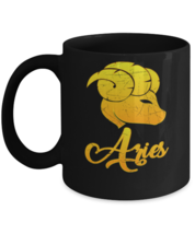 Vintage Aries Mug Zodiac Mug Sign Graphic Retro Horoscope Birthday Gift ... - £14.08 GBP