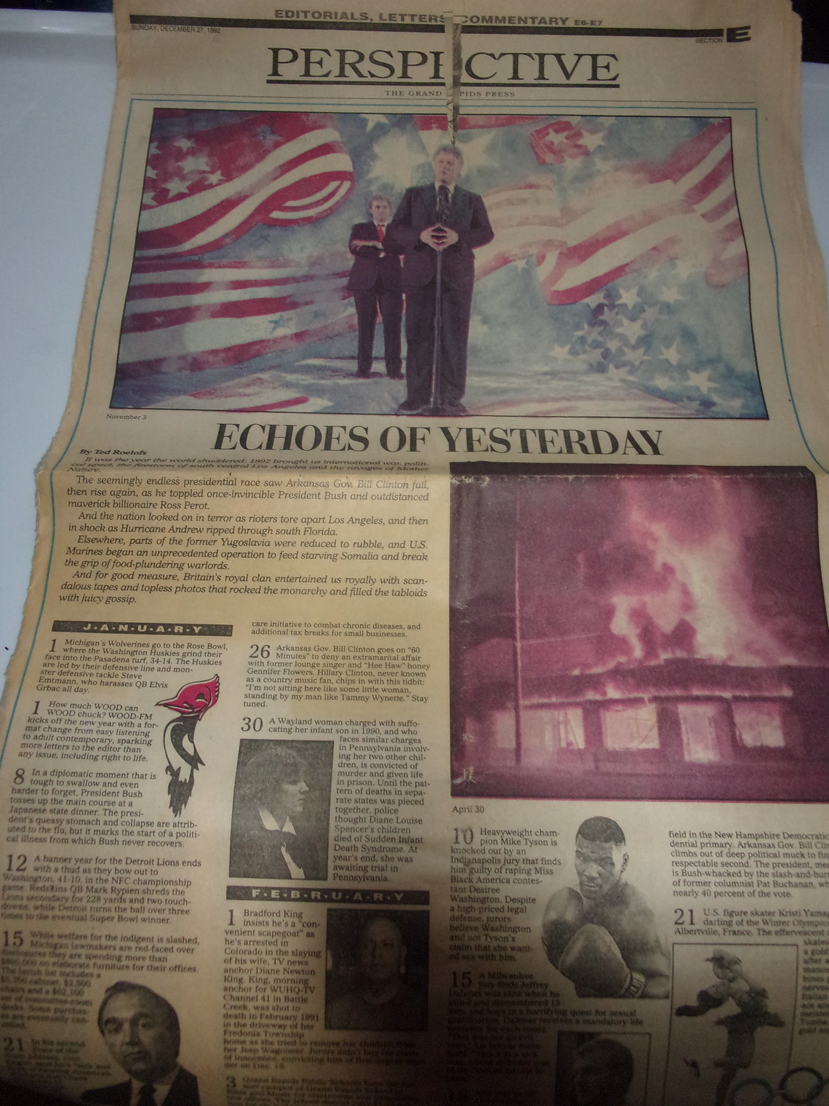 Vtg Grand Rapids Press MI Perspective A Look Back Events That Accrued in... - $2.99