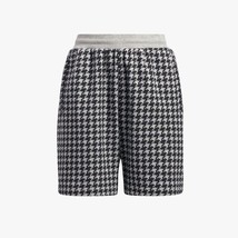 Adidas x Ivy Park HN4528 Houndstooth Bermuda Shorts Grey / Black ( S ) - £94.12 GBP