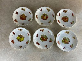 Royal Windsor Fine Bone China Fruit Series Saucer Plates Lot Of 6 - £13.32 GBP