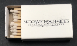 McCormick &amp; Schmick&#39;s Seafood Restaurant Seattle WA Matchbook Matchbox - £7.43 GBP