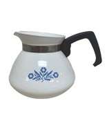 Vintage Corning Ware Teapot Blue Cornflower 6 Cup Kettle Pot - $327.99 MXN