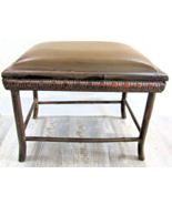 Vintage Rattan Upholstered Bench 24&quot; Long  - €110,01 EUR