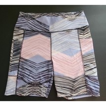 Shein yoga wideband size large shorts, pink purple - $9.00