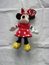 TY Disney Minnie Mouse Red Metallic Plush 9&quot; Beanie Animal/Doll 2013 New W/T - £9.58 GBP