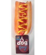 Hot Dog with Bite Squeaking Dog Toy - $9.58
