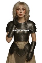 Lady Half Body Armor with Cuirass, Tassets, Pauldrons, Gorget, Bracers A... - $229.00