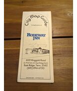 Vintage 1979 Rodeway Inn City Map Guide Brochure - $490.97 MXN