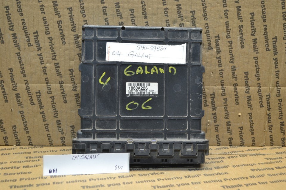 2004 Mitsubishi Galant Engine Control Unit ECU 1860A226 Module 661-6D2 - $14.69