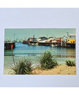 Postcard Monterey California Fishermans Wharf Boats Unposted - $7.87