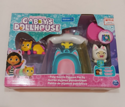 Gabby&#39;s Dollhouse *PAW-TASTIC Pajama Party* Pandy Paws Pillow Cat Figures - £5.53 GBP