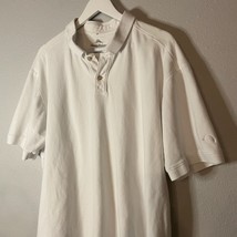 Tommy Bahama Polo Shirt Mens 2XL XXL White Swordfish Logo Golfer Preppy Cotton - £11.27 GBP