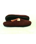 US 10.5 Woman Wool Felt slippers * Handmade house shoes * Brown * Heart - $710.87 MXN