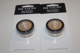 Revlon Color Charge Loose Powder Eye Shadow #102 GOLDEN DUST CARDED - $11.39