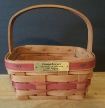 Longaberger 1987 Mistletoe Basket Christmas Collection - £11.60 GBP