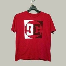 DC Shoes Mens Shirt XL Skateboarding Short Sleeve Red Casual  - £11.95 GBP