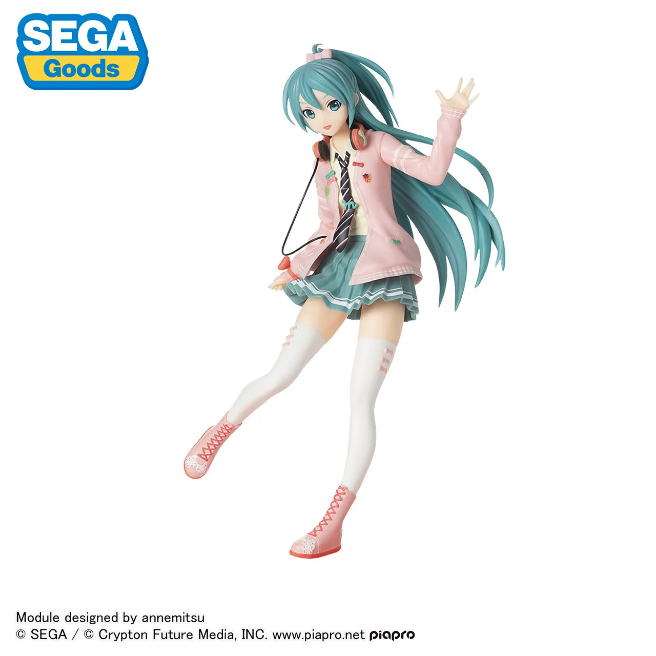 2022 Original Sega Action Figure Hatsune Miku Bow Ver. Figure 24cm Pvc M... - $20.02+