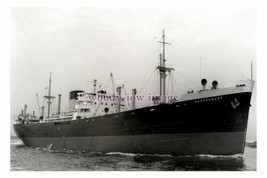 rs1397 - Bank Line Cargo Ship - Beaverbank off shore - bt. 1953 - print 6x4 - £2.25 GBP