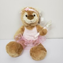 The Petting Zoo Brown Bear Fairy Plush Stuffed Teddy Pink Tutu Wand Big ... - £13.10 GBP