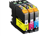 3P Xl Color Ink Fits Brother Lc203 Lc201 Mfc-J680Dw Mfc-J885Dw Mfc-J4420Dw - £12.63 GBP